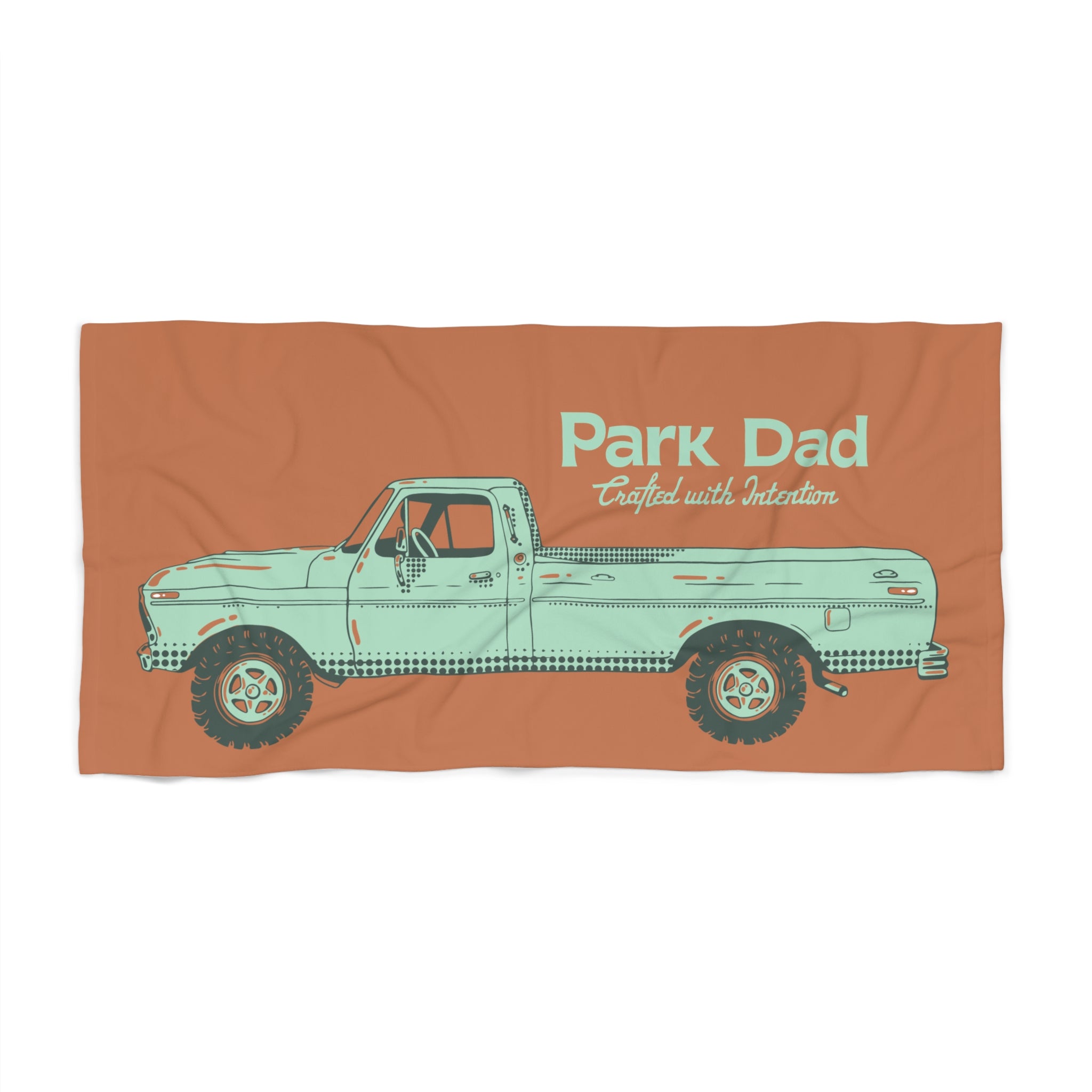 Vintage Truck Beach Towel