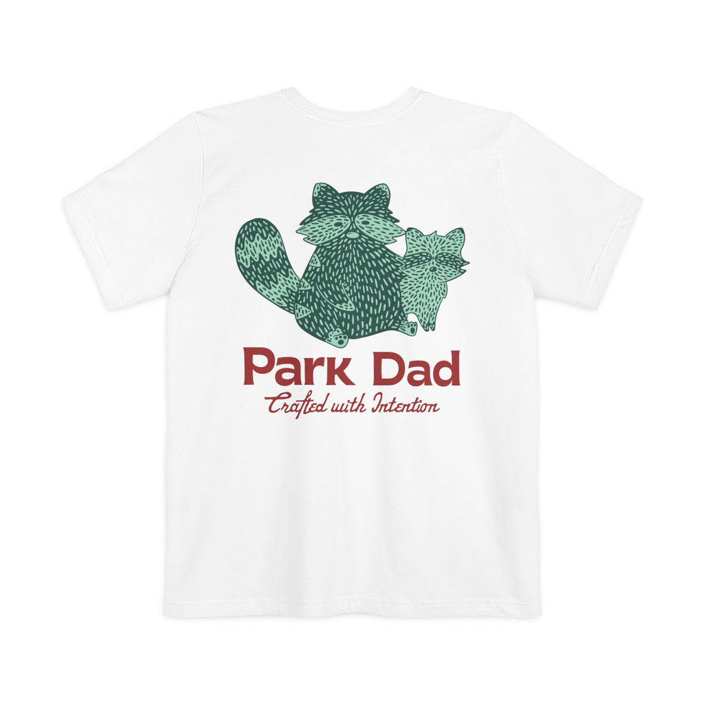Park Dad Pocket T-Shirt | Racoon