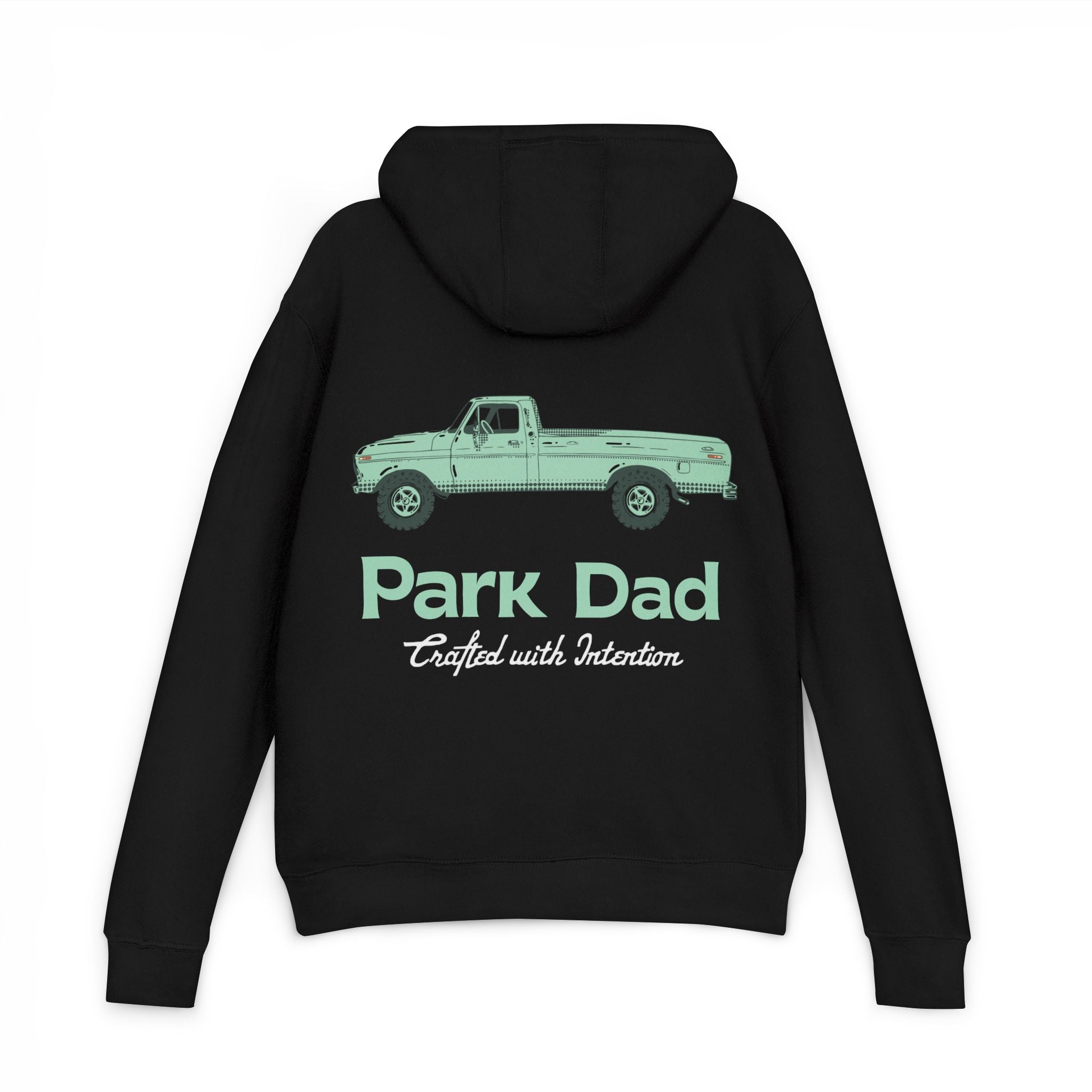 Park Dad Hoodie — "Crafted with Intention" Nature-Loving Dad Pullover