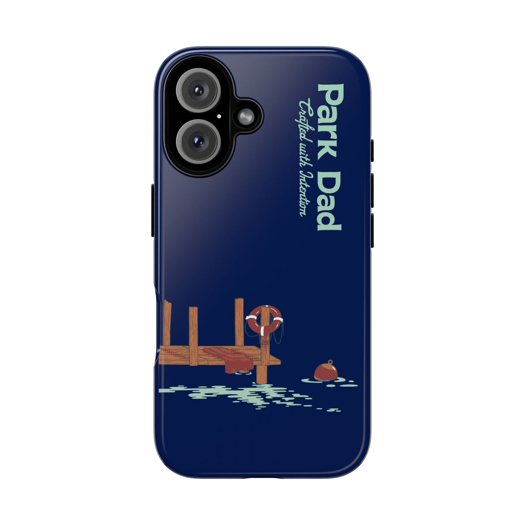 Phone Case — "Park Dad" Dockside Phone Case with Dock & Water Illustration