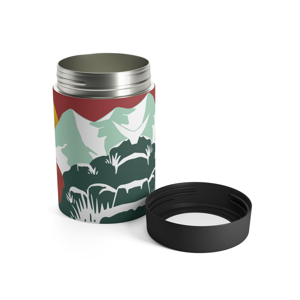 Mountain Sunset Insulated Can Cooler