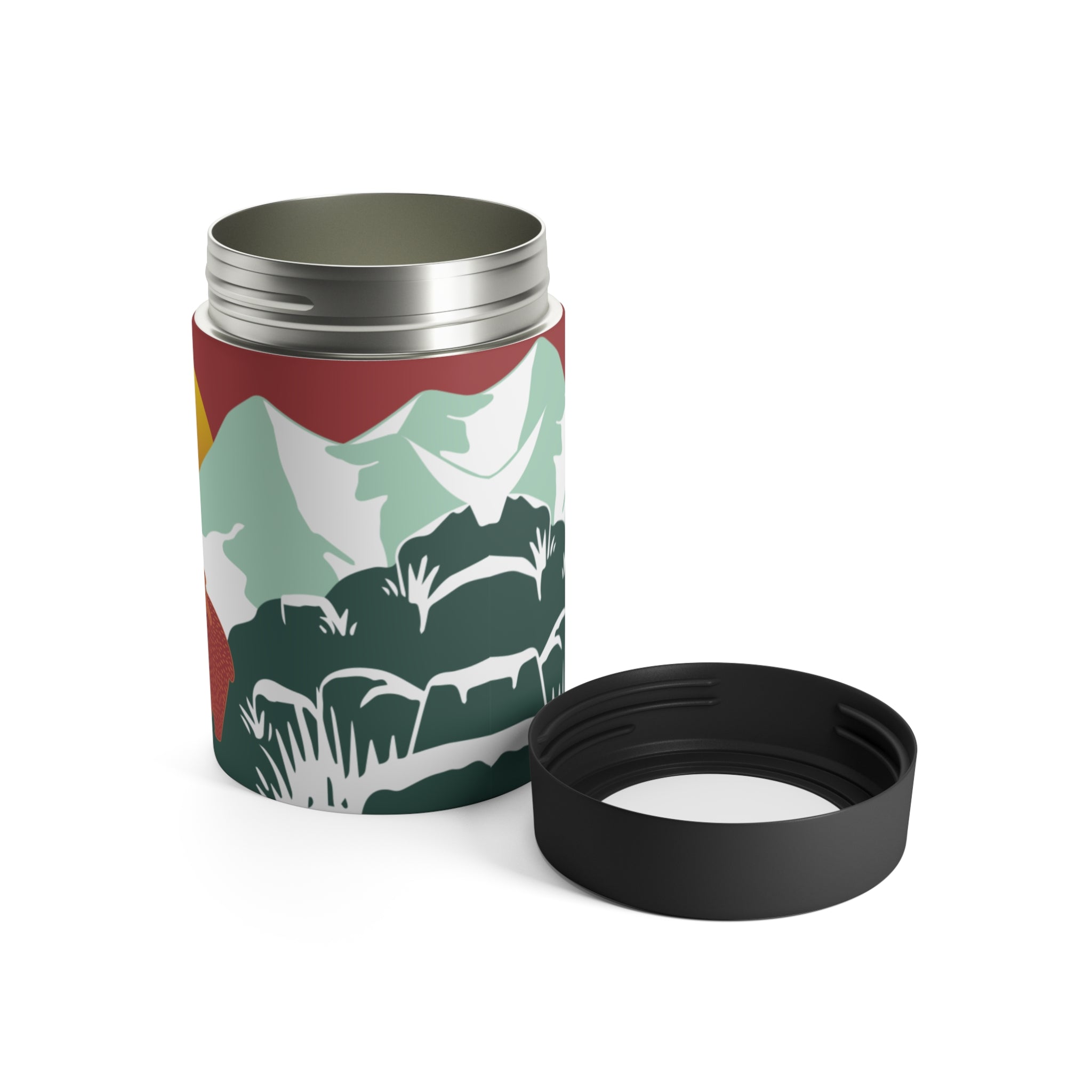 Mountain Sunset Insulated Can Cooler