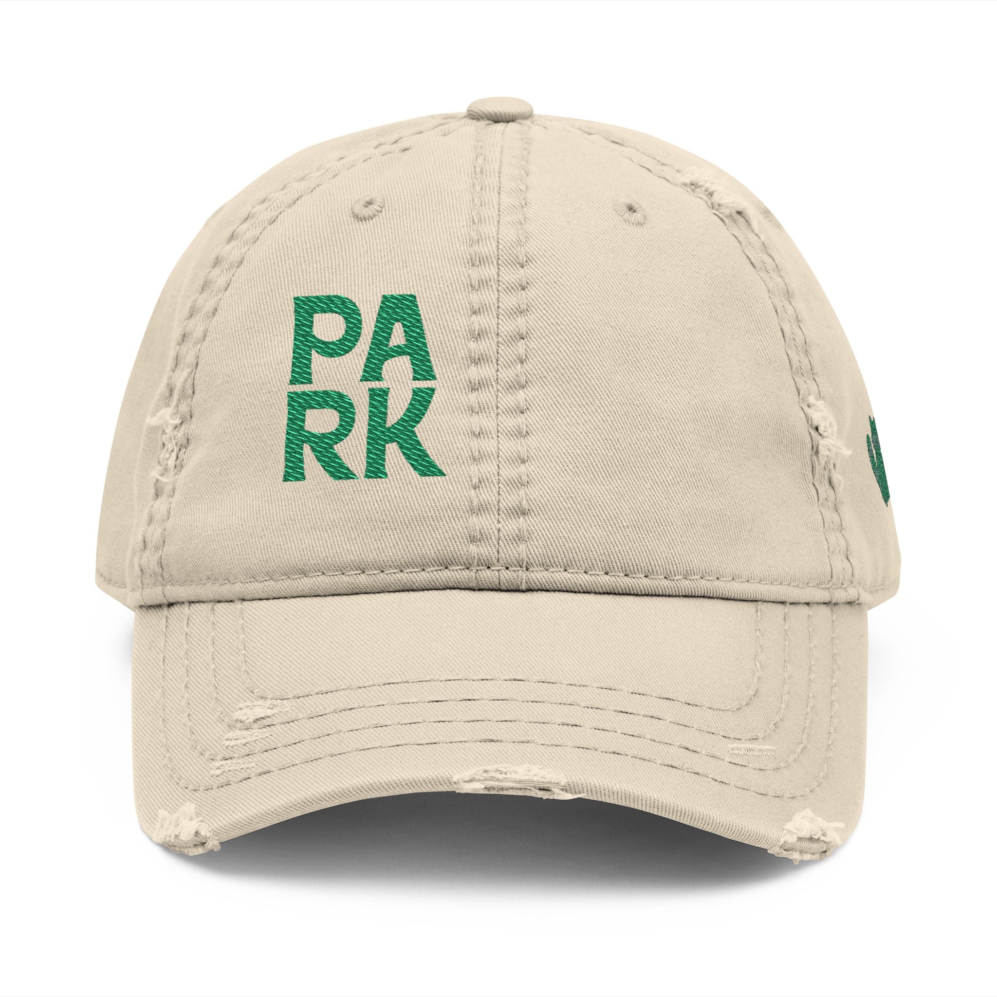 Park Dad Distressed Embroidered Dad Hat