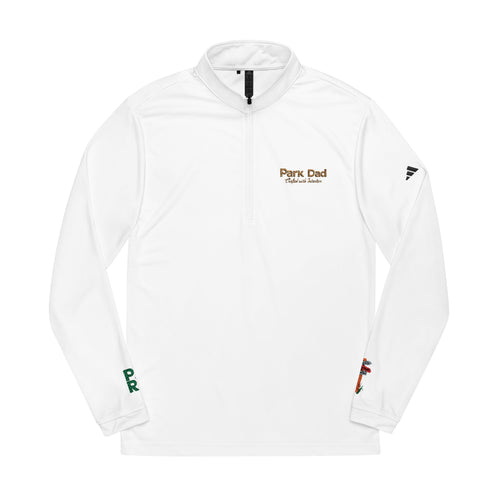Embroidered Quarter-Zip Pullover