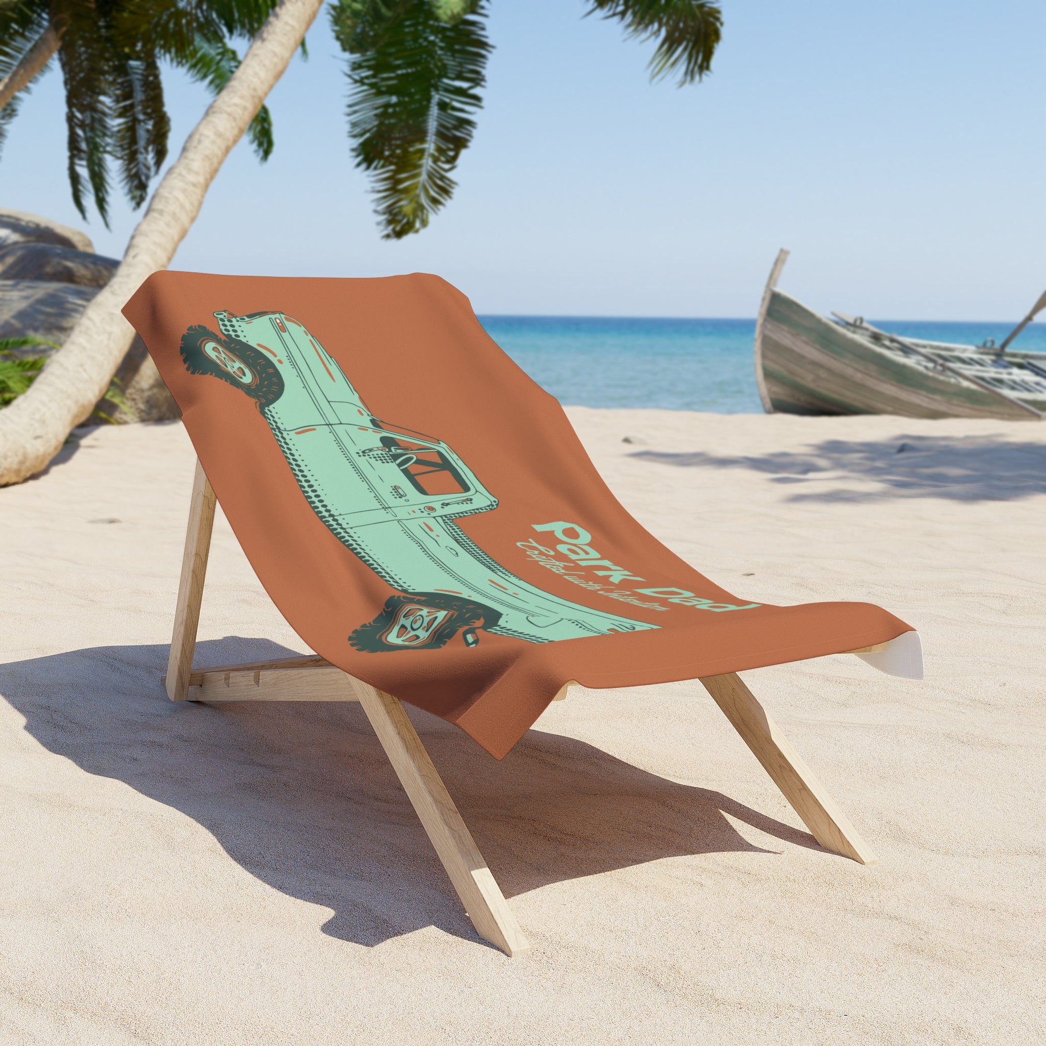 Vintage Truck Beach Towel