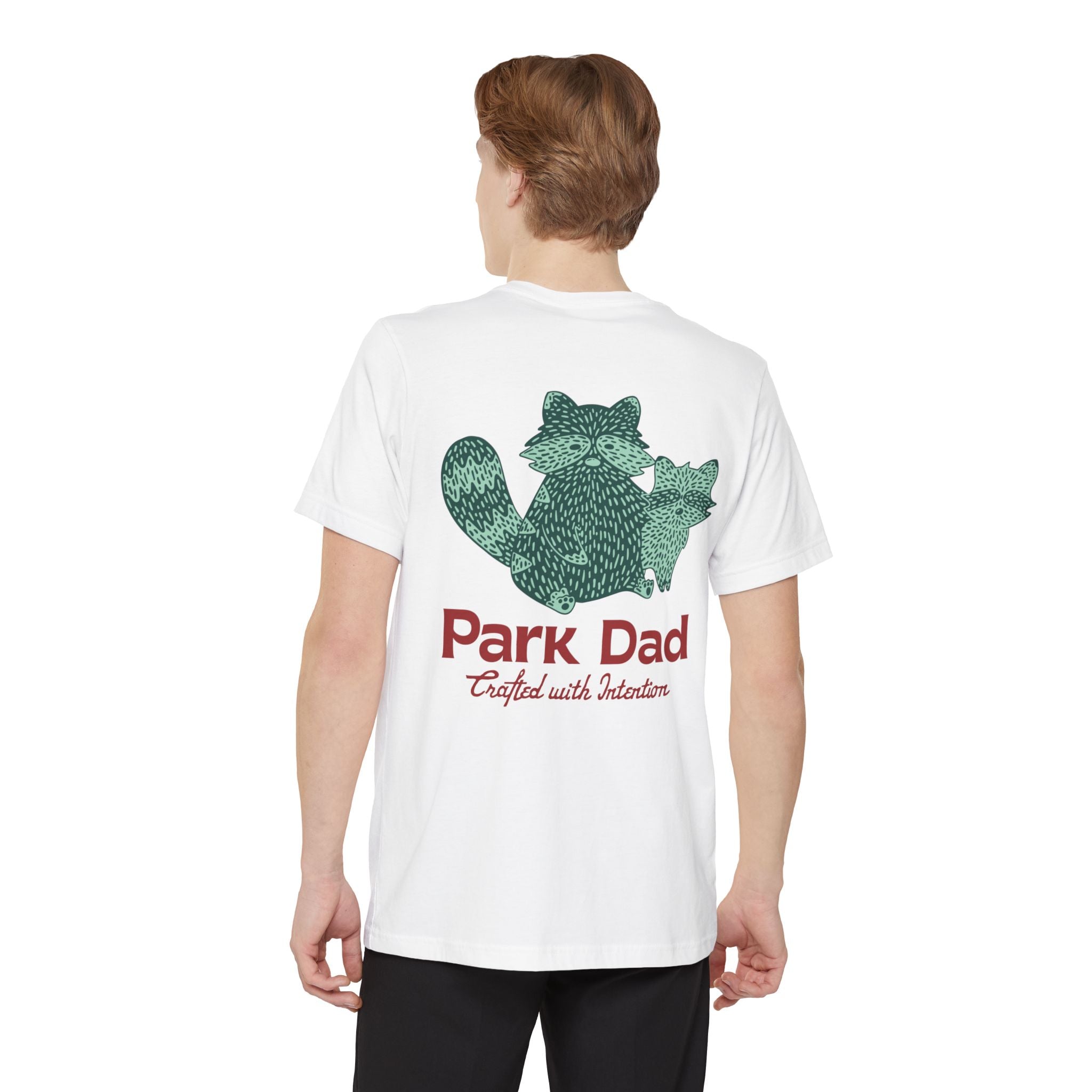 Park Dad Pocket T-Shirt | Racoon