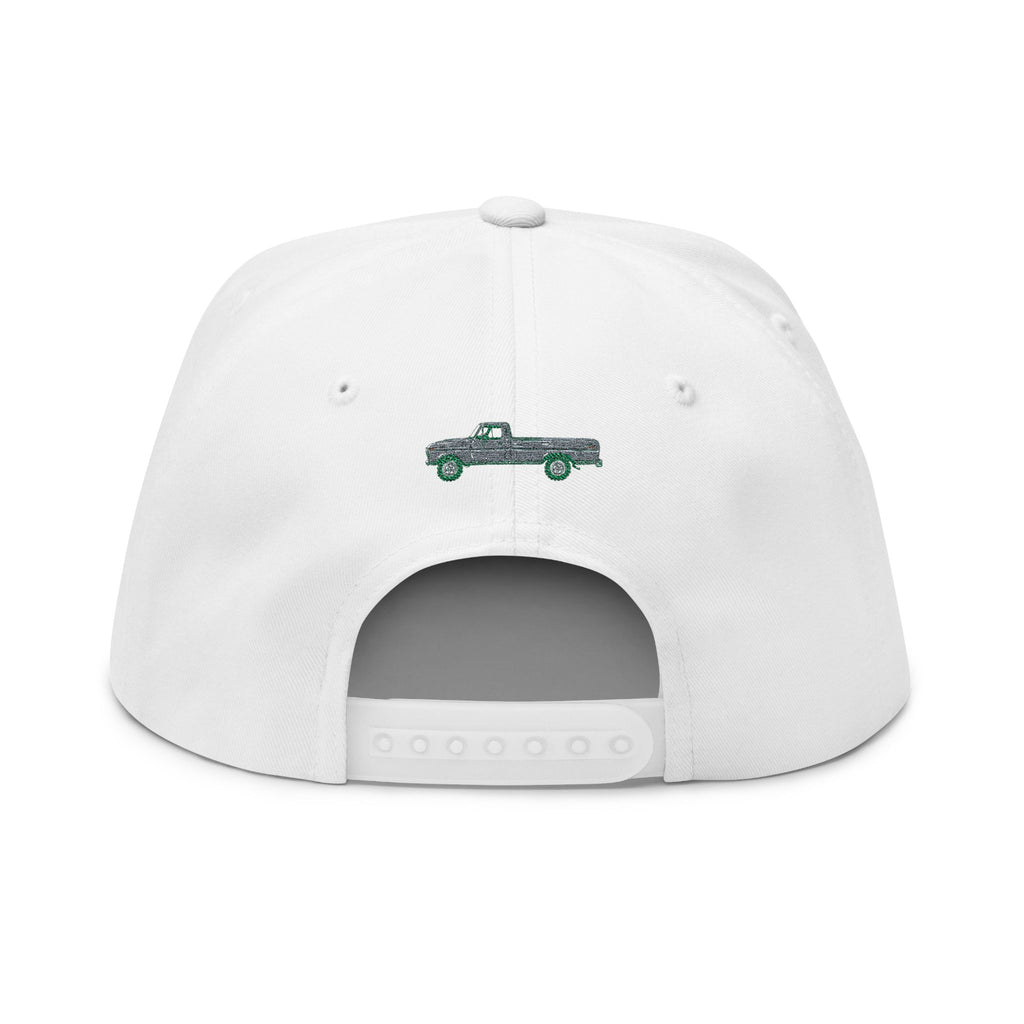 Park Dad Embroidered Flat Bill Cap